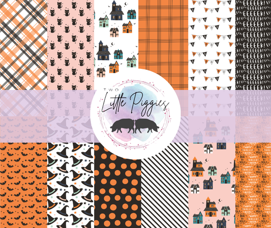 Printed Vinyl - Halloween - Boo