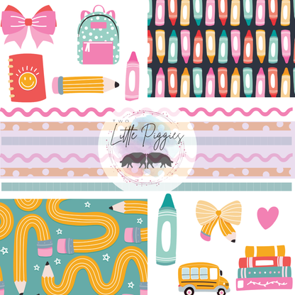 Printed Vinyl - Element Sheet - Retro School