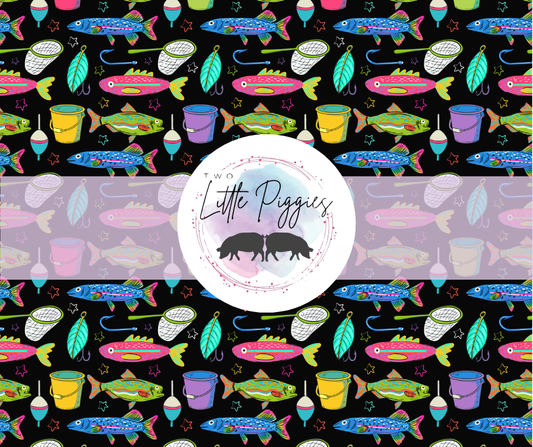 Printed Vinyl - Colorful Fish