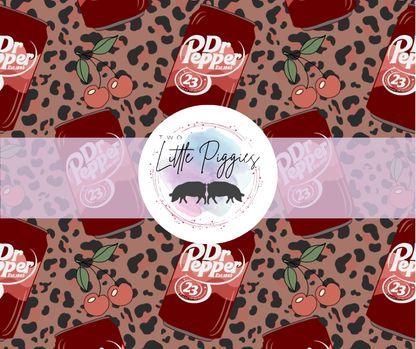 Printed Vinyl - Leopard Cherry DP