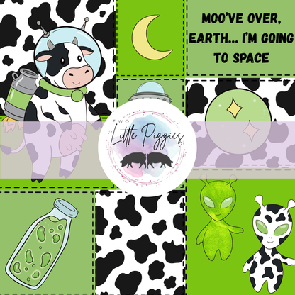 Printed Vinyl - Patchwork - I'm Going to Space