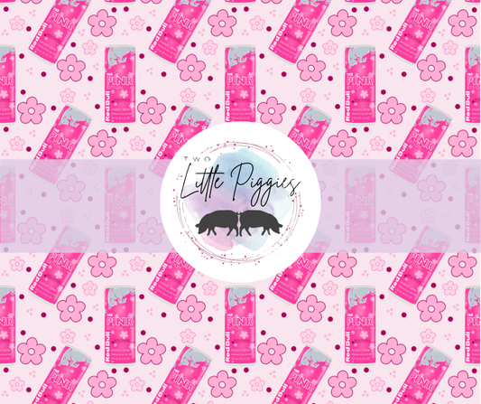 Printed Vinyl - Red Bull - Pink
