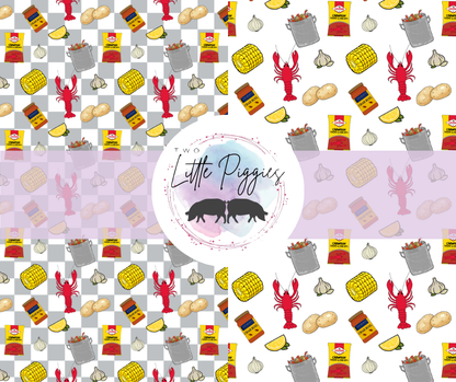 Printed Vinyl - Crawfish Boil