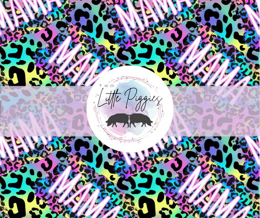 Printed Vinyl - Mama Leopard