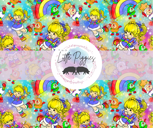 Printed Vinyl - 90's - Rainbow Brite