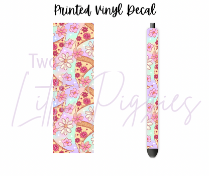 Printed Vinyl - Springtime Pizza