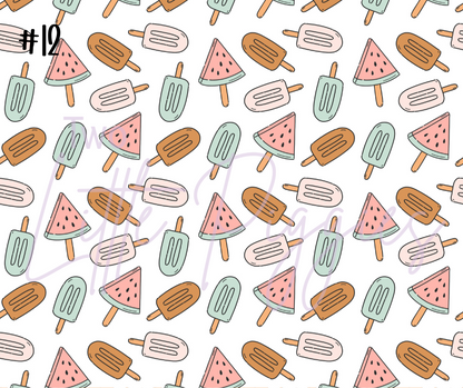 Printed Vinyl - Summer Fun Collection