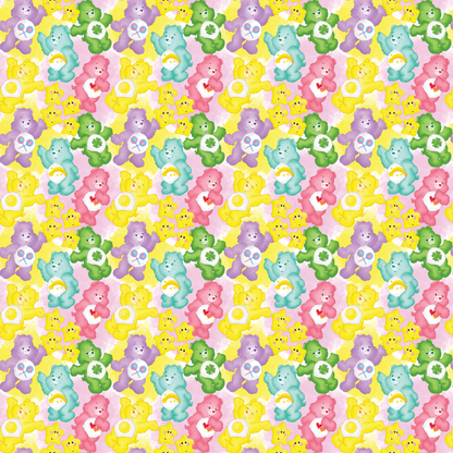 Printed Vinyl - 90's - Carebears