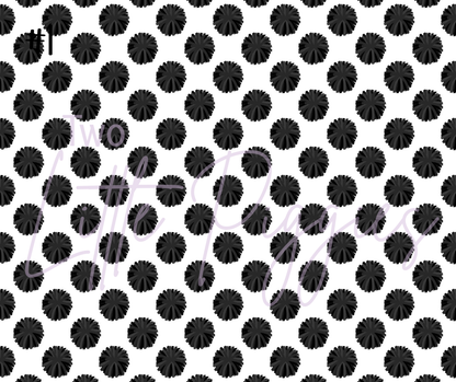 Printed Vinyl - Cheer - Orange and Black