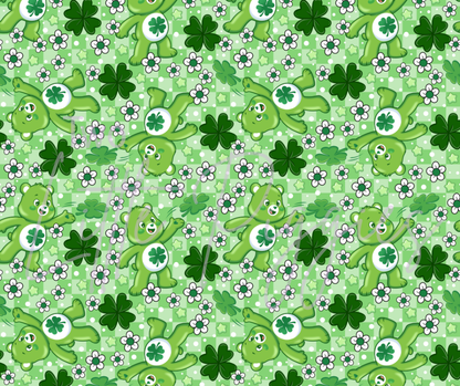 Printed Vinyl - St. Patrick's - Carebear
