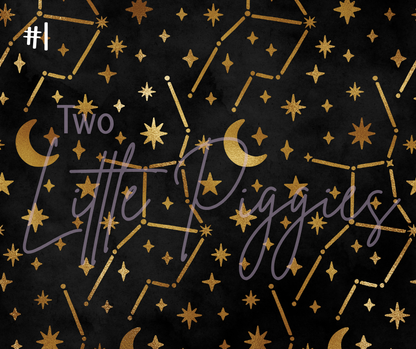 Printed Vinyl - Virgo - Black and Gold