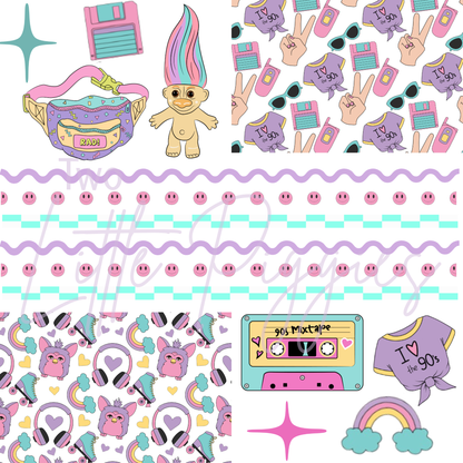 Printed Vinyl - Element Sheet - 90s Kid