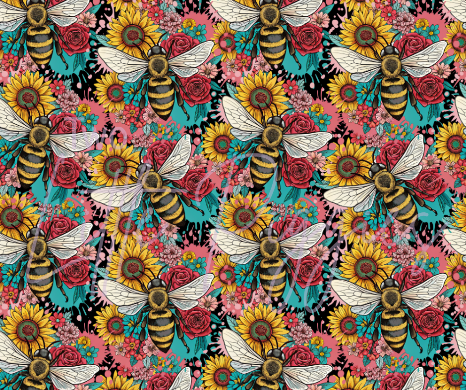 Printed Vinyl - Spring Bee