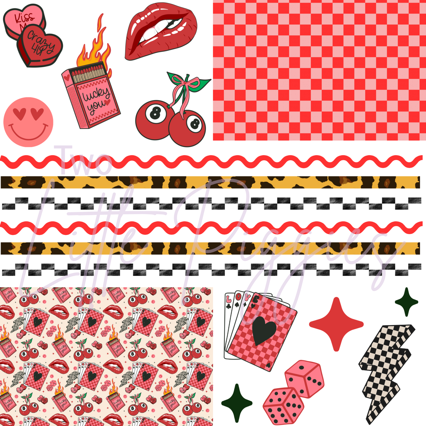 Printed Vinyl - Element Sheet - Lucky You
