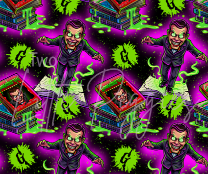 Printed Vinyl - Goosebumps Bookstack