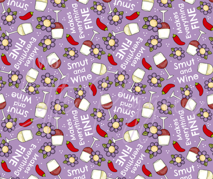 Printed Vinyl - Smut and Wine