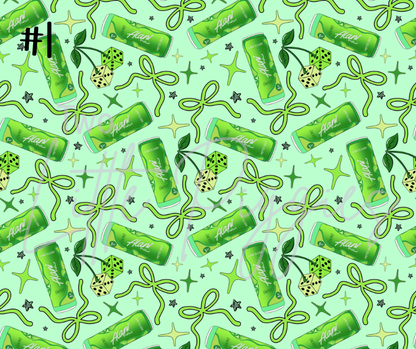Printed Vinyl - Alani Nu - Lime Slush