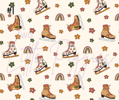 Printed Vinyl - 70s Retro Christmas