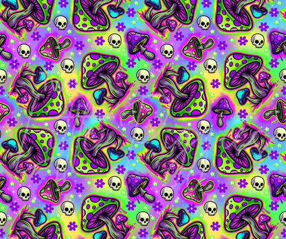 Printed Vinyl - Psychedelic Mushroom