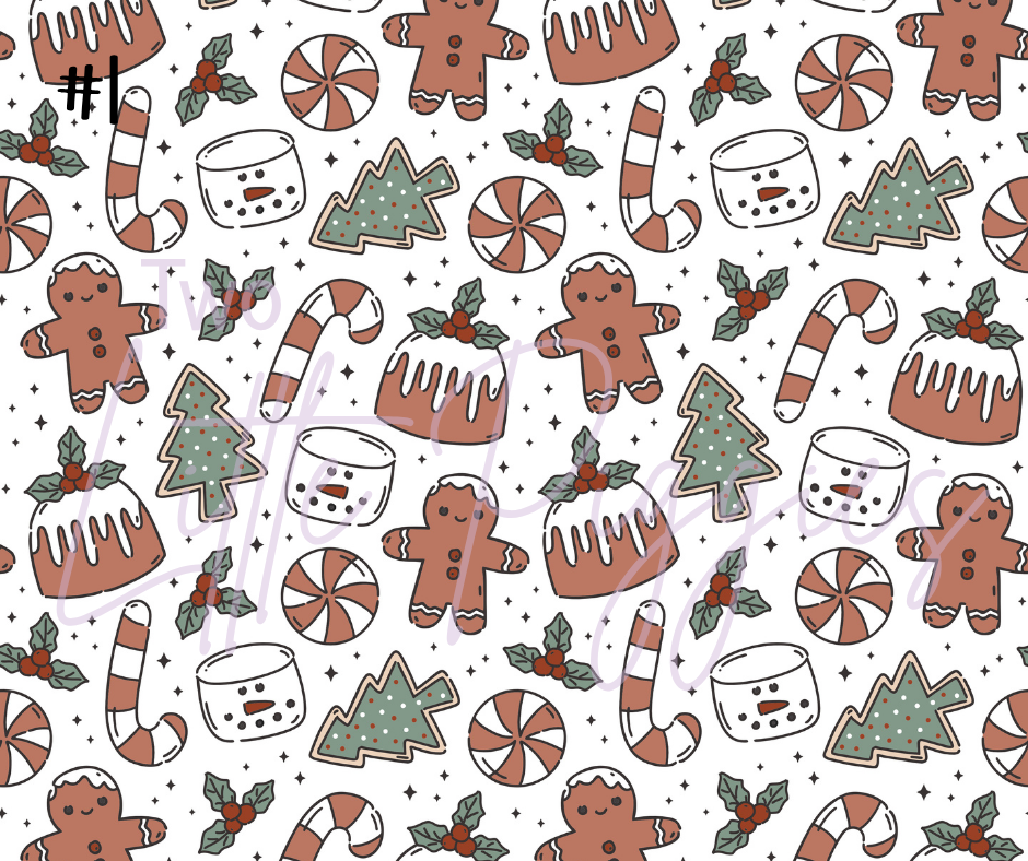 Printed Vinyl - Christmas Sweets