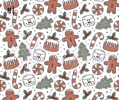 Printed Vinyl - Christmas Sweets