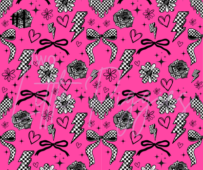 Printed Vinyl -  Trendy Checkered