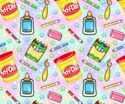 Printed Vinyl - Back to School - School Supplies