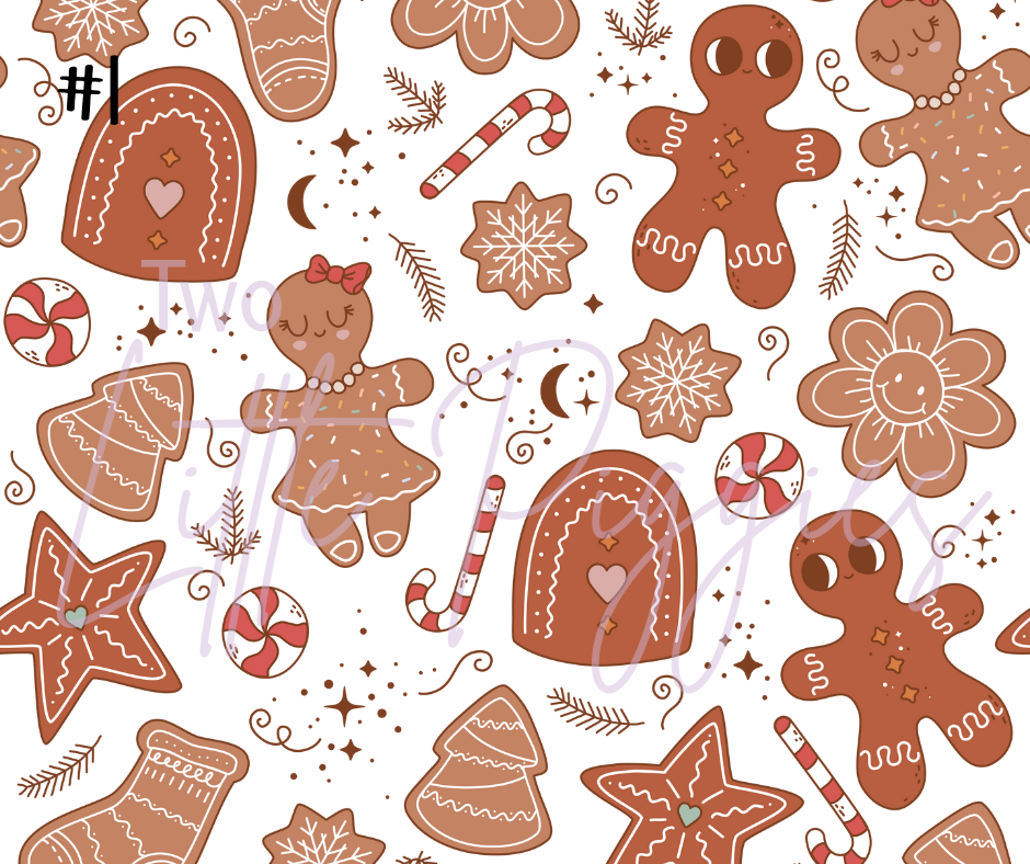 Printed Vinyl - Groovy Retro Christmas