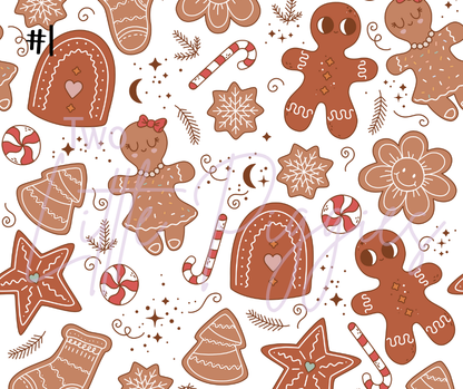 Printed Vinyl - Groovy Retro Christmas