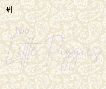 Printed Vinyl - Pastel Paisley