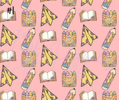Printed Vinyl - Sassy Society - Back to School