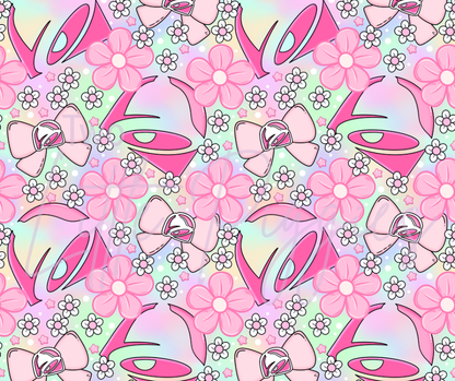 Printed Vinyl - Taco Bell Floral