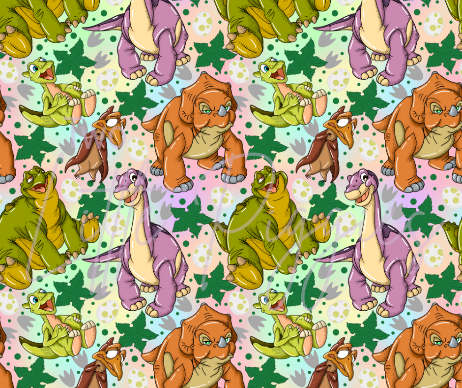 Printed Vinyl - 90's - Land Before Time