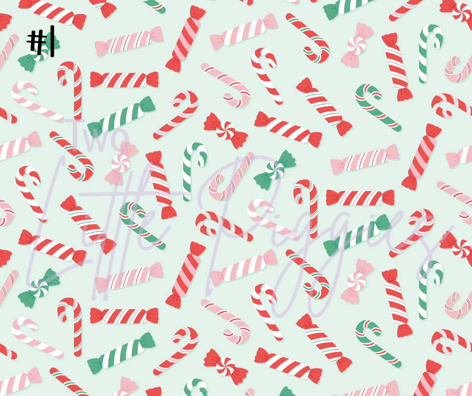 Printed Vinyl - Gingerbread Christmas