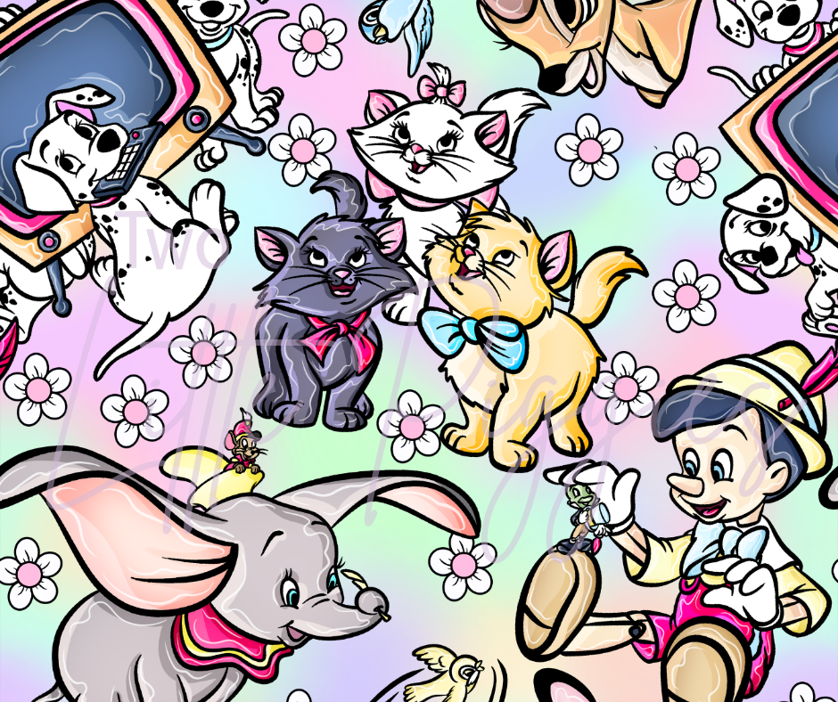 Printed Vinyl - Characters - Magical Friends