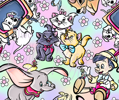 Printed Vinyl - Characters - Magical Friends