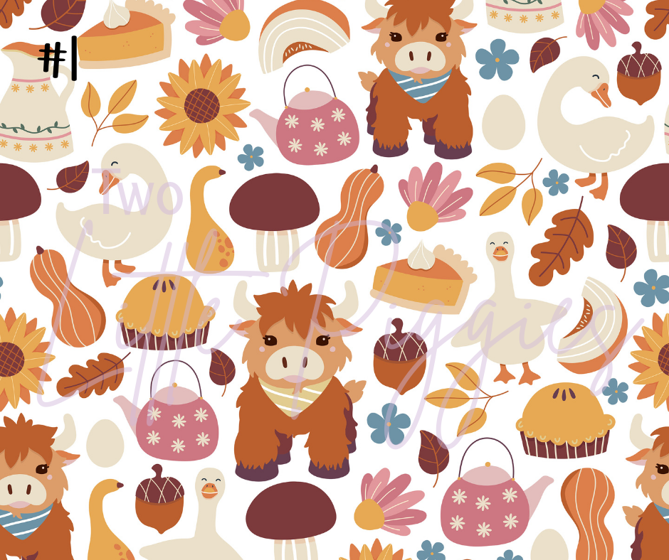 Printed Vinyl - Farmhouse Fall