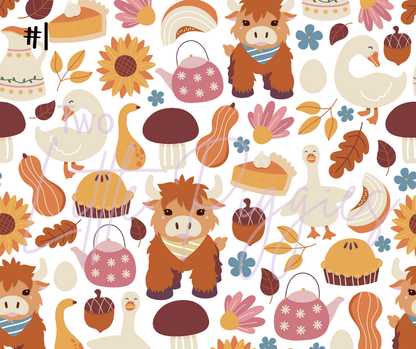 Printed Vinyl - Farmhouse Fall