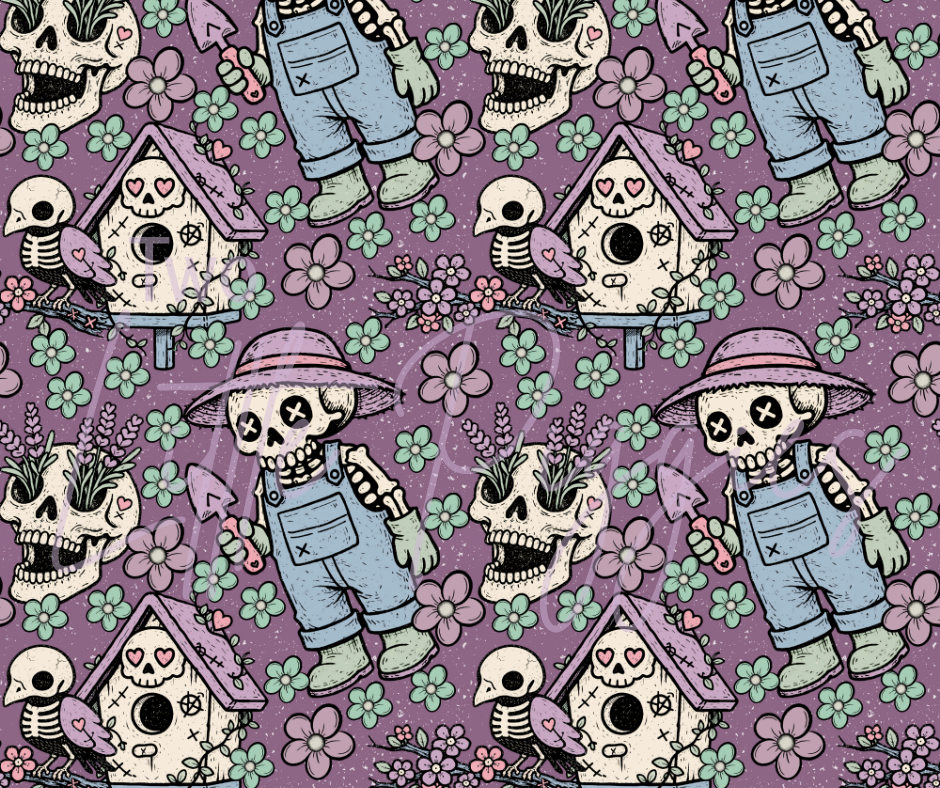 Printed Vinyl - Skelli Gardener