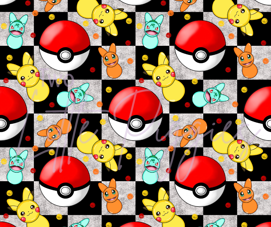 Printed Vinyl - Pokeman
