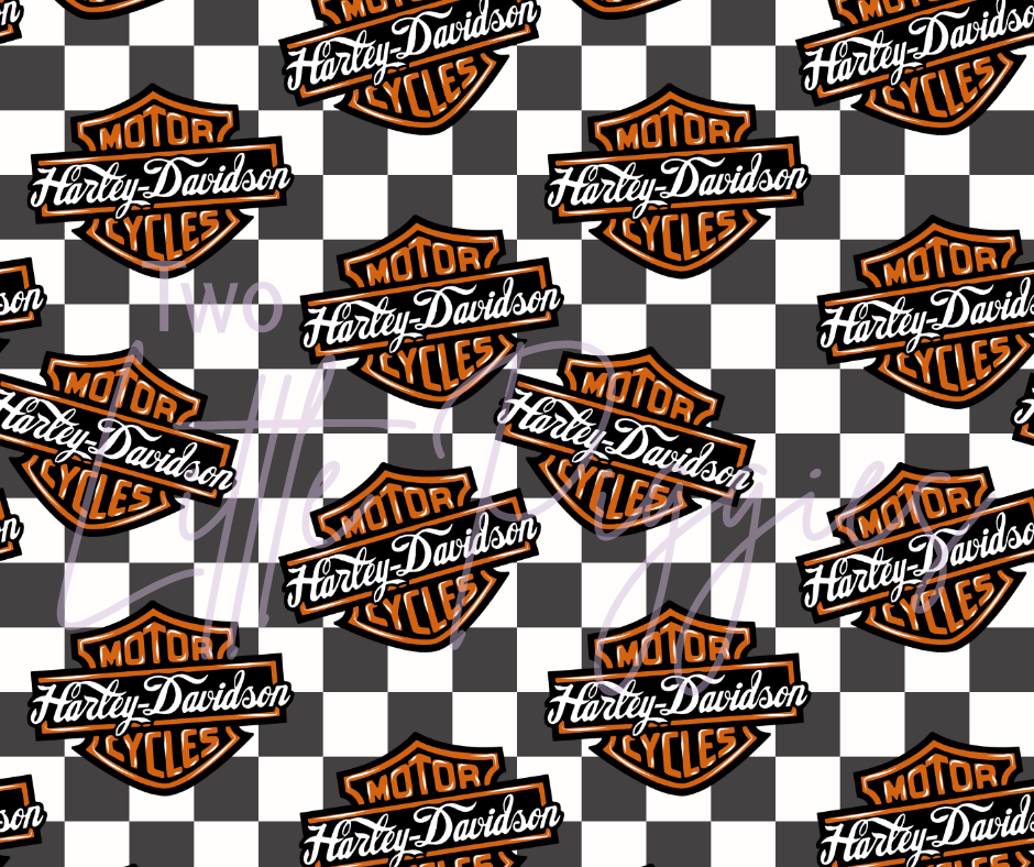 Printed Vinyl - Harley Davidson