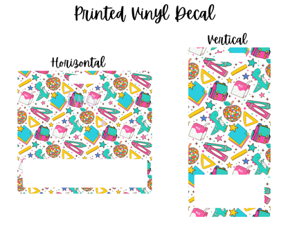 Printed Vinyl - Back to School - Disco Apple