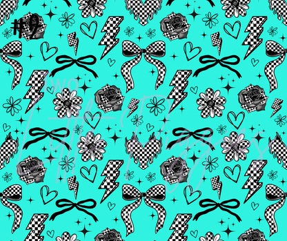 Printed Vinyl -  Trendy Checkered