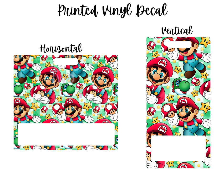 Printed Vinyl - Mario and Friends