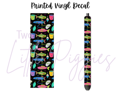 Printed Vinyl - Colorful Fish