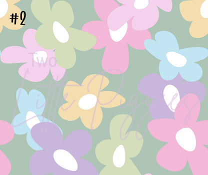 Printed Vinyl - Danish Pastels