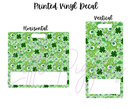 Printed Vinyl - St. Patrick's - Carebear