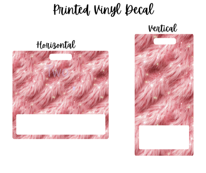 Printed Vinyl - Pink Fur