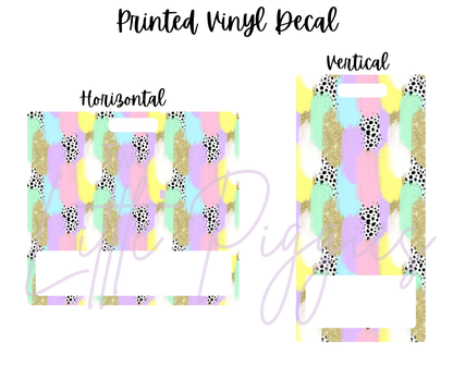 Printed Vinyl - Brushstroke - Easter
