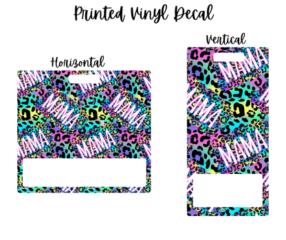 Printed Vinyl - Mama Leopard